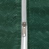 Mur de tente de fête 2 pcs Vert 400 x 195 cm PE et acier 641570641570