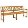 Banc extérieur Naturel 180 x 55,5 x 90 cm Bois d'Acacia Massif 641574641574