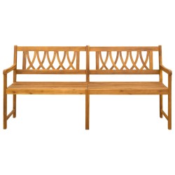 Banc extérieur Naturel 180 x 55,5 x 90 cm Bois d'Acacia Massif 641574641574