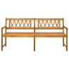 Banc extérieur Naturel 180 x 55,5 x 90 cm Bois d'Acacia Massif 641574641574