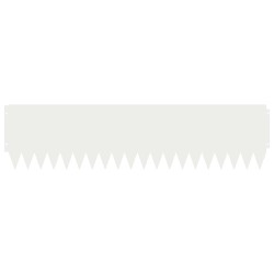 Bordure de Pelouse 10 pcs 103 x 25 cm Acier Blanc 641584641584