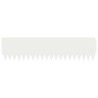 Bordure de Pelouse 10 pcs 103 x 25 cm Acier Blanc 641584641584