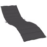 Coussin de chaise longue anthracite mélangé 200x70x4 cm tissu 641597641597