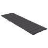 Coussin de chaise longue anthracite mélangé 200x70x4 cm tissu 641597641597