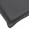 Coussin de chaise longue anthracite mélangé 200x70x4 cm tissu 641597641597