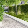 Bordure de Pelouse 10 pcs 103 x 30 cm Acier Blanc 641600641600