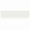 Bordure de Pelouse 10 pcs 103 x 30 cm Acier Blanc 641600641600
