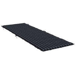 Coussin de chaise longue motif à carreaux noir tissu oxford 641601641601