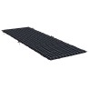 Coussin de chaise longue motif à carreaux noir tissu oxford 641601641601