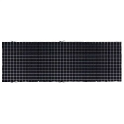 Coussin de chaise longue motif à carreaux noir tissu oxford 641601641601