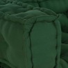 Coussin de canapé sur palette 3 pcs Vert 120 x 80 x 38 cm Tissu 641608641608