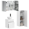 Ensemble de mobilier de salle de bain 4 pcs Blanc 641653641653