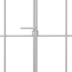 Clôture de jardin avec piquets 12 pcs 95 x 30 cm Mesh Argenté 641665641665