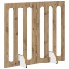 Clôture pliable pour animaux 2 pcs Chêne Artisanal 641677641677