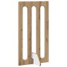 Clôture pliable pour animaux 2 pcs Chêne Artisanal 641677641677