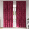 Rideaux en velours 2 pcs Rouge bordeaux 225 x 140 cm Velours 641688641688