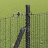 Clôture en fil soudé avec base en béton 10 x 1,5 m Gris Maille 641695641695