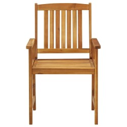 Chaises de jardin lot de 8 Bois d'acacia solide 641700641700
