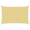 Voile d'ombre Jaune et blanc 3 x 5 m HDPE 641703641703