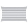 Voile d'ombre Gris clair et blanc 5 x 3 m 641705641705
