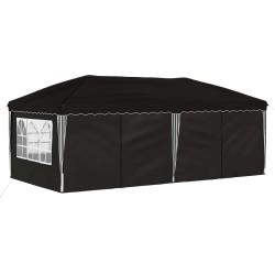 Tente de fête pop-up 575 x 288 x 245 cm Noir 641725641725