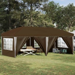 Tente de fête pop-up 575 x 288 x 245 cm Taupe 641726641726