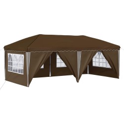 Tente de fête pop-up 575 x 288 x 245 cm Taupe 641726641726