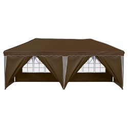 Tente de fête pop-up 575 x 288 x 245 cm Taupe 641726641726