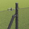 Clôture en fil soudé avec base en béton 25 x 1,6 m Gris Maille 641730641730