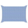 Voile d'ombre Bleu et Blanc 2 x 2,5 m HDPE 641743641743