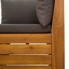 Ensemble de canapés d'extérieur avec coussin 2 Pièce Marron 641746641746