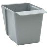 Caisses à fleurs pour palettes Euro 24 pcs Gris clair 641759641759