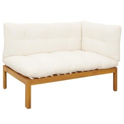 Canapé d'angle de jardin Bois d'acacia 641761641761