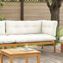Canapé d'angle de jardin Bois d'acacia 641761641761