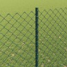 Clôture grillagée avec poteau 10 x 1,6 m Acier recouvert de PVC 641762641762
