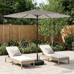 Parasol de jardin avec base 300 x 300 cm Polyester 641768641768