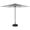 Parasol de jardin avec base 300 x 300 cm Polyester 641768641768