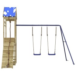 Aire de jeux d'extérieur bois de pin imprégné 641778641778