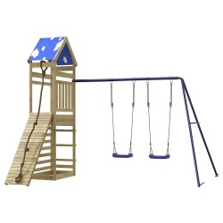 Aire de jeux d'extérieur bois de pin imprégné 641778641778