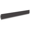 Bordure de Pelouse 30 pcs 103 x 15 cm Acier Noir 641812641812