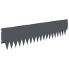 Bordure de Pelouse 20 pcs 103 x 25 cm métal Anthracite 641824641824