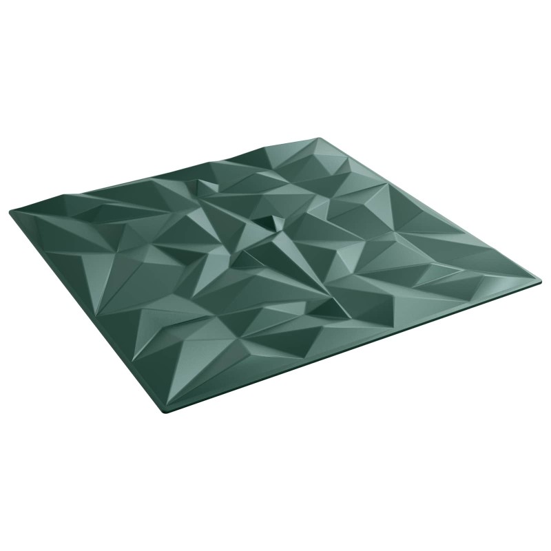 Panneaux muraux 48 pcs Vert Améthyste 50 x 50 cm Mousse XPS 641833641833