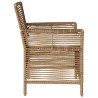 Chaise d'Extérieur avec coussin 2 pcs Beige et crème polyrotin 641839641839
