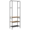 Porte-vêtements Chêne artisanal 60 x 30 x 171 cm 641845641845