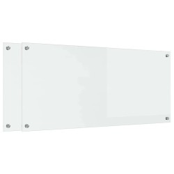 Crédence de cuisine 2 pcs Transparent 110 x 50 cm verre trempé 641852641852