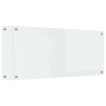 Crédence de cuisine 2 pcs Transparent 110 x 50 cm verre trempé 641852641852