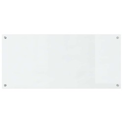 Crédence de cuisine 2 pcs Transparent 110 x 50 cm verre trempé 641852641852