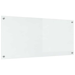 Crédence de cuisine 2 pcs Transparent 110 x 50 cm verre trempé 641852641852