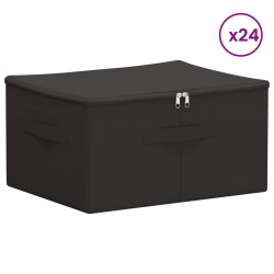 Boîte de rangement 24 pcs Anthracite 50 x 30 x 25 cm 641863641863