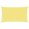 Voile d'ombre Jaune et blanc 5 x 3 m 100 % polyester Oxford 641872641872